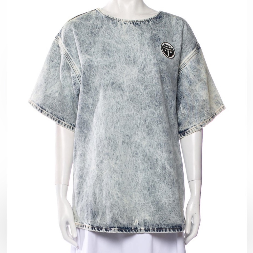 Maison Martin Margiela Distressed Gray Tee